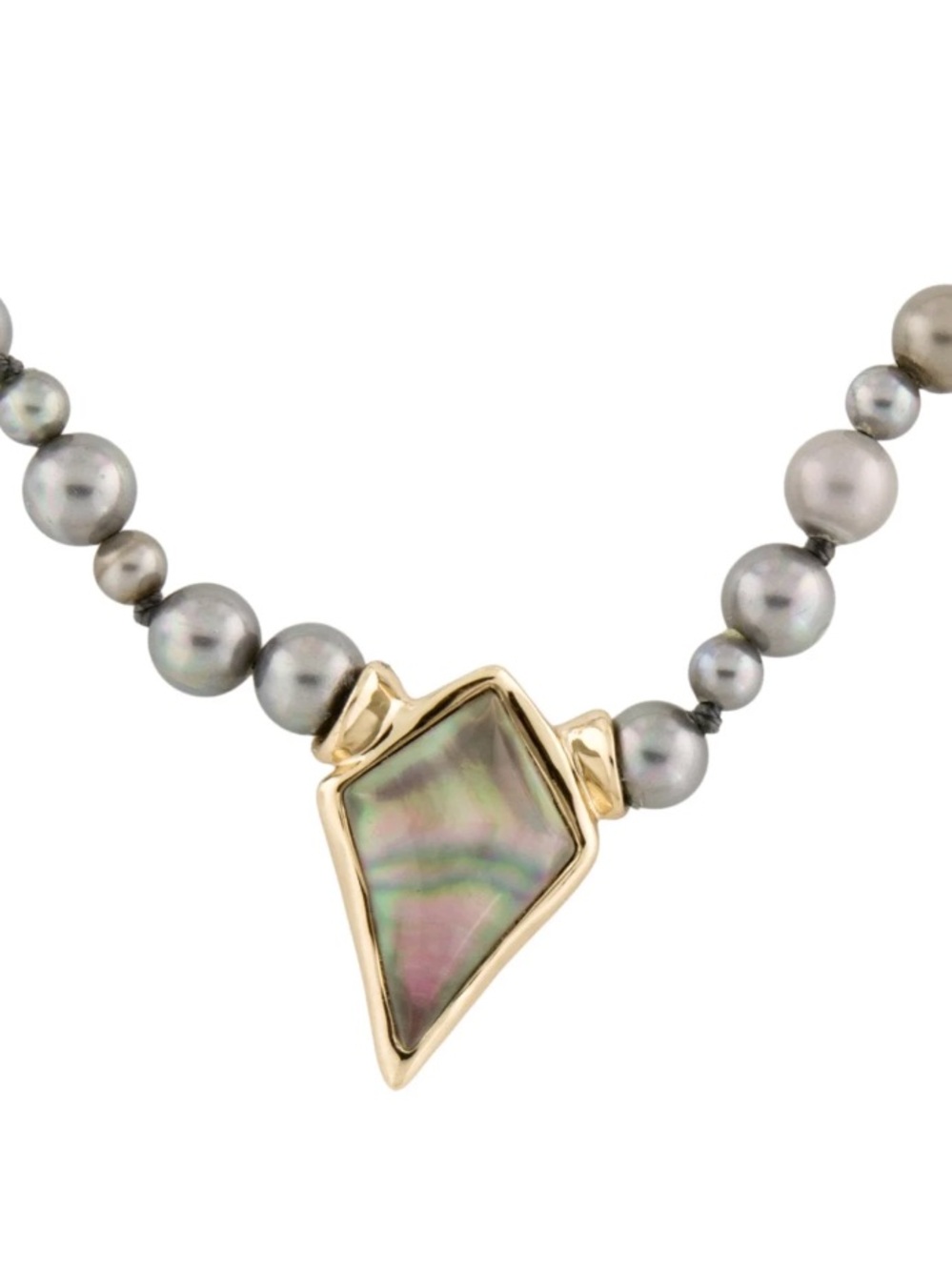 Alexis Bittar Mother of Pearl Necklace